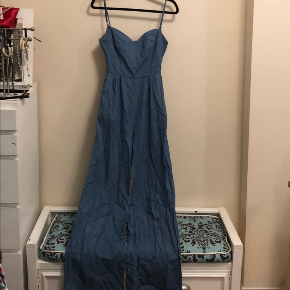 Chambray Lovers+Friends Jumpsuit